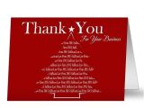 Thank You for Your Business Card Template Christmas Thank You Cards 2017 Best Template Idea