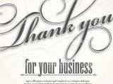 Thank You for Your Business Card Template Thank You for Your Business Design Card Template Stock