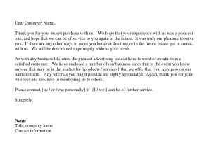 Thank You for Your Business Email Template Business Letter Thank You for Your Business the Letter