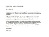 Thank You for Your Email Template Post Interview Thank You Email 5 Free Sample Example