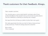 Thank You for Your Feedback Email Template the Proper Way to ask for Customer Feedback