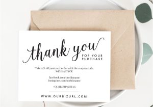 Thank You for Your Purchase Card Il Fullxfull 1138638482 9pnk Jpg Business Thank You Cards