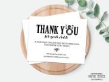 Thank You for Your Purchase Card Jewelry or Wedding Business Package Insert Postcard Thank