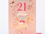 Thank You Gifts Card Factory 21st Birthday Card Granddaughter Dancing Shoes
