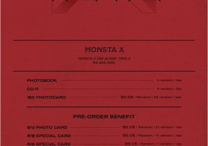 Thank You Gifts Card Factory Details Zu Monsta X We are Here 2nd Album Take 2 4 Ver Set 4cd 4fotobuch 8karte 4preorder