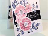 Thank You Greeting Card Handmade Falling Flowers Thank You so Very Much with Images