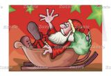 Thank You In A Christmas Card Funny Santa Claus Christmas Card Modern Christmas Cards