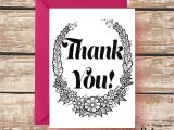 Thank You In Spanish Card Thank You Card Coloring Greeting Card 5×7 A7 Inspirational