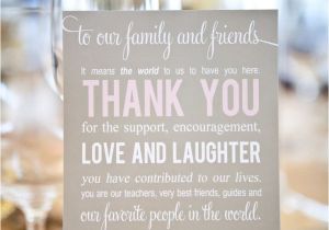 Thank You In Wedding Card I Like This Wedding Thank You Card to Family and Weddings