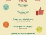 Thank You Key Worker Card How to Say Thank You In Czech Czechclass101
