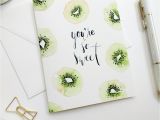Thank You On A Card Watercolor Thank You Card Watercolor Greeting Card You Re