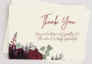 Thank You Response to A Sympathy Card Dankeskarten Mit Umschlagen Trauergeschenk Trauergeschenk