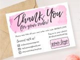 Thank You Small Card Template Instant Download Editable and Printable Thank You Card for