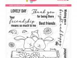 Thank You Stamps for Card Making Mudra Stamps Hello Sunshine 4 X4 Clear Art Craft Photo Polymer Stamp Set for Diy Greeting Card Making Scrapbooking Papercraft Colouring