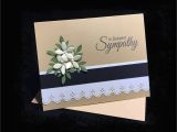 Thank You Sympathy Card Sayings Sympathy Card Bereavement Card 3d Sympathy Cards Handmade