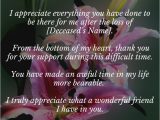 Thank You Sympathy Card Wording Awesome Bereavement Thank You Notes New Design