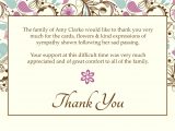 Thank You Sympathy Card Wording Template for Thank You Card Best Of 12 Best Thank You Card