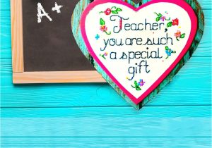 Thank You Teacher Card From Parents Teacher Gift Ideas Heart Magnet Teacher Appreciation Gift