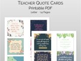 Thank You Teacher Card Messages Teacher Appreciation Quote Tag Set Appreciation Printable