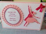 Thank You Teacher Card Messages Thank You Dance Teachers Card with Images Greeting Cards