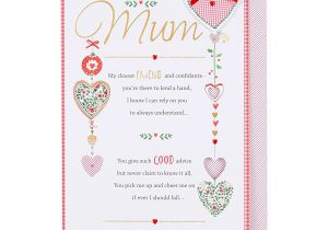 Thank You Verse for Card Hallmark Mum Christmas Card Thank You Large