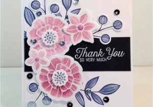 Thank You Very Much Card Falling Flowers Thank You so Very Much with Images