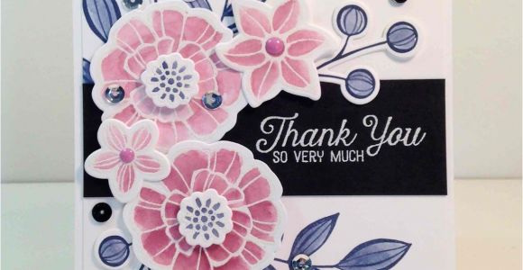 Thank You Very Much Card Falling Flowers Thank You so Very Much with Images