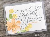 Thank You Very Much Card Fancy Friday Blog Hop Just because Thanks Card Note