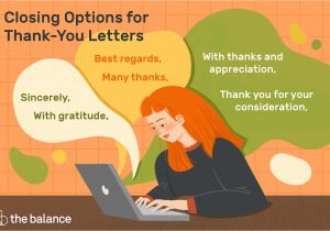 Thank You Very Much Card Thank You Letter Closing Examples
