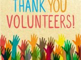 Thank You Volunteer Card Wording Thank You for Volunteering Quotes