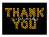 Thank You Volunteer Card Wording Volunteer Thank You Card