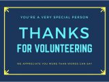 Thank You Volunteer Card Wording Volunteer Thank You Cards
