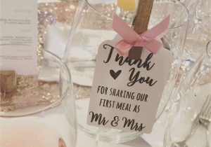 Thank You Wedding Card Ideas Thank You for Sharing Our First Meal Tags Cheap Wedding