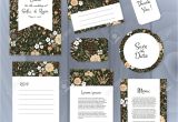 Thank You Wedding Card Template Vector Gentle Wedding Cards Template with Flower Design Wedding