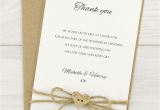 Thank You Wedding Gift Card Dakota Thank You Card Pure Invitation Wedding Invites
