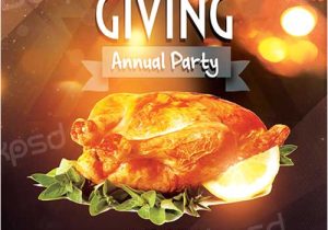 Thanksgiving Day Flyer Templates Free Thanksgiving Annual Party Free Flyer Template Download