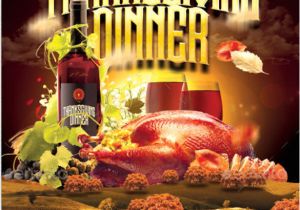 Thanksgiving Dinner Flyer Template Free 49 Dinner Invitation Templates Psd Ai Word Free
