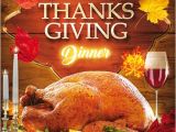 Thanksgiving Dinner Flyer Template Free Thanks Giving Dinner Free Psd Flyer Template Download