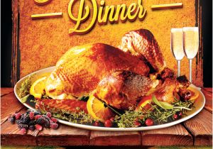 Thanksgiving Dinner Flyer Template Free Thanksgiving Dinner Flyer Template Download for Photoshop