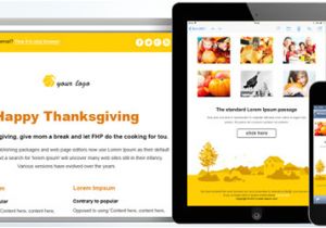 Thanksgiving Email Template for Outlook Free Responsive Email Template Thanksgiving theme