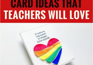 The Best Teachers Day Card 5 Handmade Card Ideas that Teachers Will Love Diy Cards