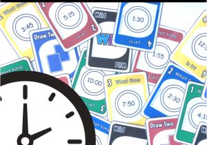 The Blank Card In Uno Telling the Time Card Game Digital and Analog Clocks In 2020