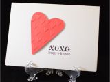 The Blank Card In Uno Xoxo Hugs Kisses Love Handmade Card Blank Inside 4pack