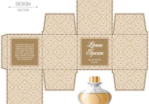The Packaging and Design Templates sourcebook Perfume Box Packaging Template Vectors Material 10