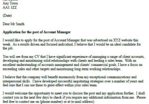 The Perfect Cover Letter Uk Account Manager Cover Letter Example Icover org Uk