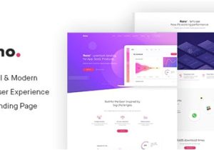 Themeforest Email Templates Nulled themeforest Rano V1 0 Landing Page HTML Template