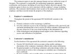 Therapy Contract Template Sample Independent Contractor Agreement 10 Examples In