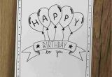 Things to Put In A Happy Birthday Card How to Draw A Happy Birthday Card Inspiration In