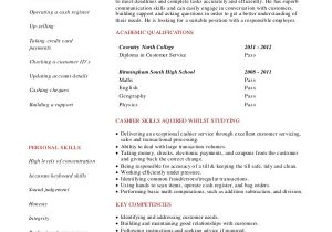 Things to Put On A Student Resume Sample Cashier Resume 7 Examples In Word Pdf