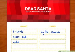 Things to Write In A Christmas Card How to Make A Christmas Wish List 7 Steps with Pictures